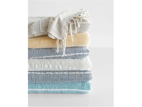 Barrydale Hand Weavers Contemporary Throw – Variegated Stripes