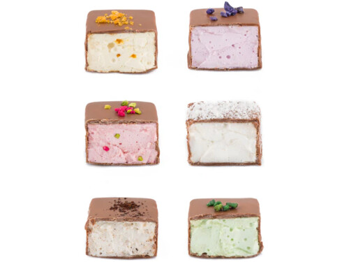 - Artisan marshmallows with natural flavour infusions in assorted flavours - Gourmet chocolate‑coated marshmallows 6‑piece selection If you'd like, I can also prepare variations, bundle descriptions, or category‑level SEO copy to match this product’s tone and structure.