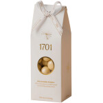 1701 white chocolate gold dusted macadamia pearls 200g