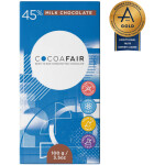 cocoafair 45 percent milk chocolate 100g