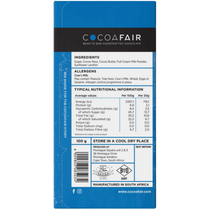 premium milk chocolate slab south africa