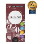 cocoafair 71 percent dark chocolate with coffee 100g