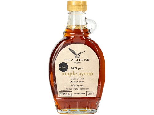 Chaloner Organic Maple Syrup 236ml bottle
