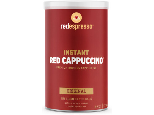 Redespresso Instant Rooibos Red Cappuccino Original 145g Tin front view