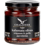 Chaloner Origanum & Garlic Kalamata Olives 150g jar
