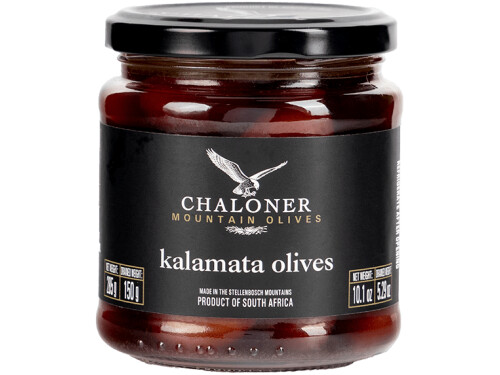 Chaloner Kalamata Olives 150g jar