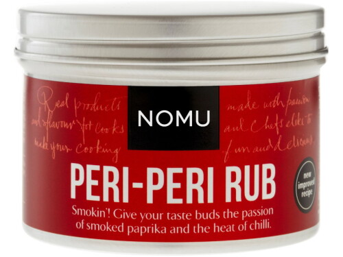 NOMU Peri‑Peri Rub 65g tin