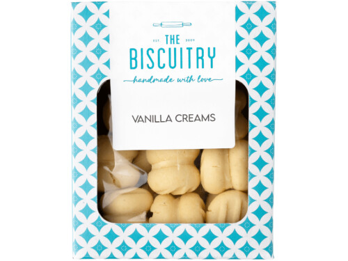 the biscuitry vanilla creams gluten free 160g