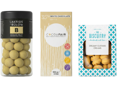 Lakrids passion fruit chocolate coated liquorice