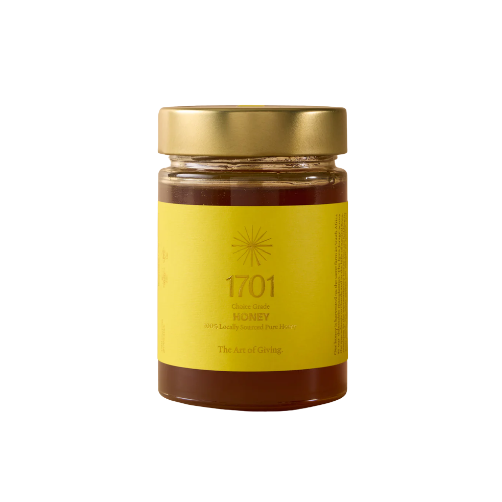 1701 — 100% Locally Sourced Raw Honey (380ml) 1701 raw honey bottle 380ml