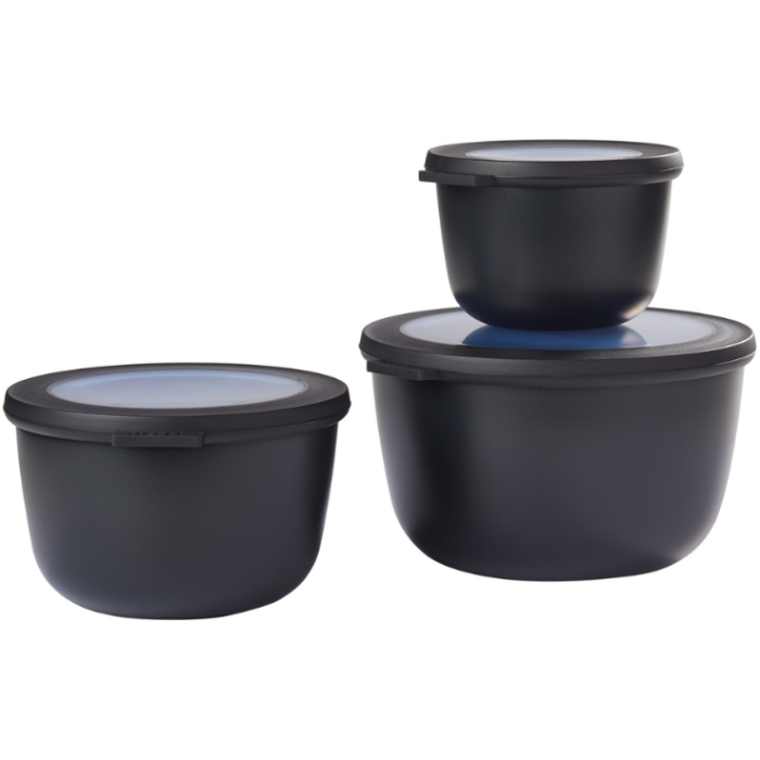 Mepal Cirqula Multi Bowl Set – 3‑Piece (500ml, 1lt, 2Lt)– Nordic Colours - Image 4