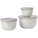 Mepal Cirqula Multi Bowl Set – 3‑Piece (500ml, 1lt, 2Lt)– Nordic Colours - Image 2