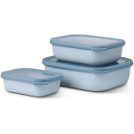 Mepal Cirqula Shallow Rectangular Set Nordic Blue