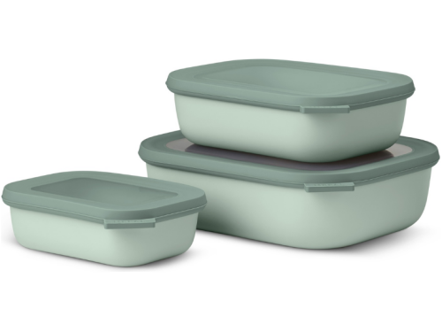 Mepal Cirqula Shallow Rectangular Set Nordic Sage