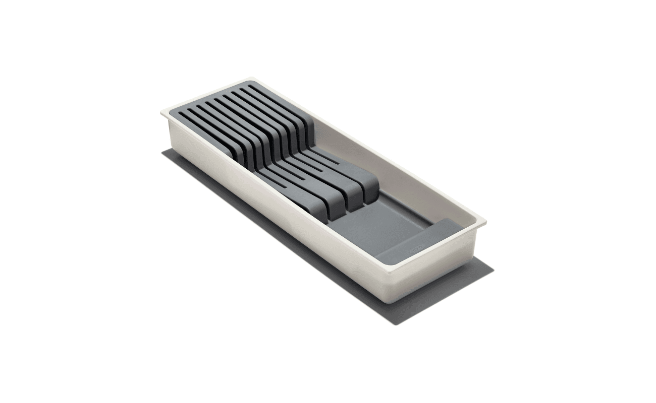 OXO Compact Knife Drawer Organizer in drawer