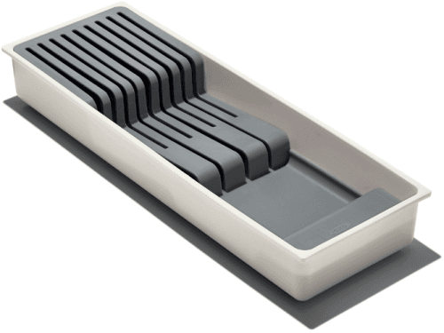 OXO Compact Knife Drawer Organizer in drawer