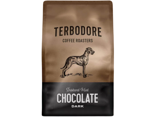 Terbodore Instant Hot Chocolate packaging front view