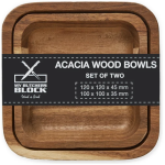 My Butcher’s Block Set of 2 Acacia Wood Bowls