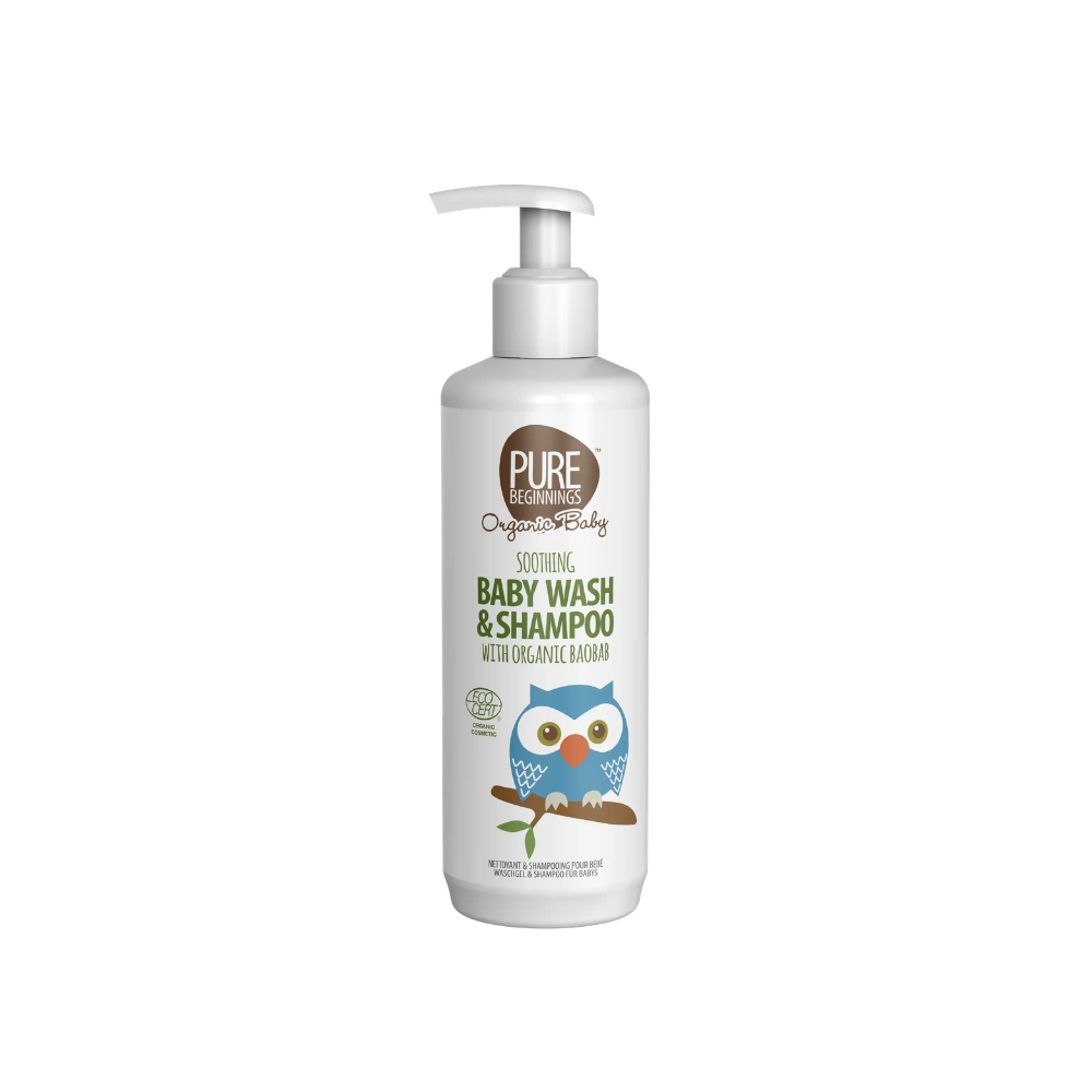 Pure Beginnings Soothing Baby Wash & Shampoo with Organic Baobab