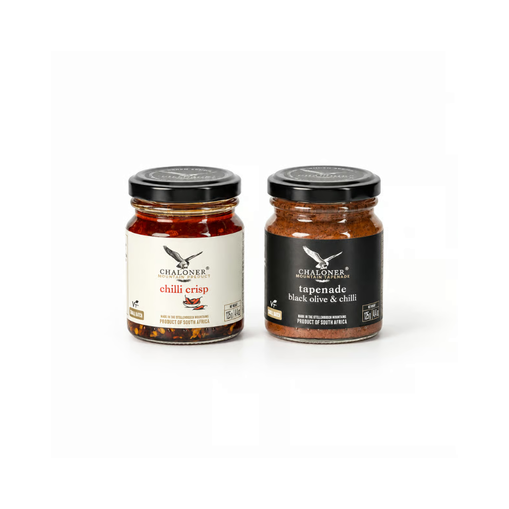 Chaloner chilli crisp and olive tapenade gift set